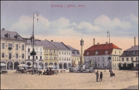 <p>Rumburk - náměstí, 1917</p>